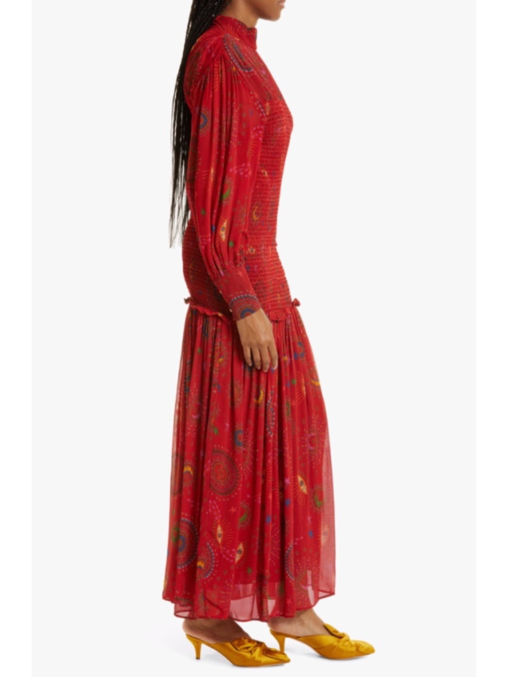 NEW Farm Rio Mystic Night Dress Mystic Night Red Medium - Picture 9 of 17